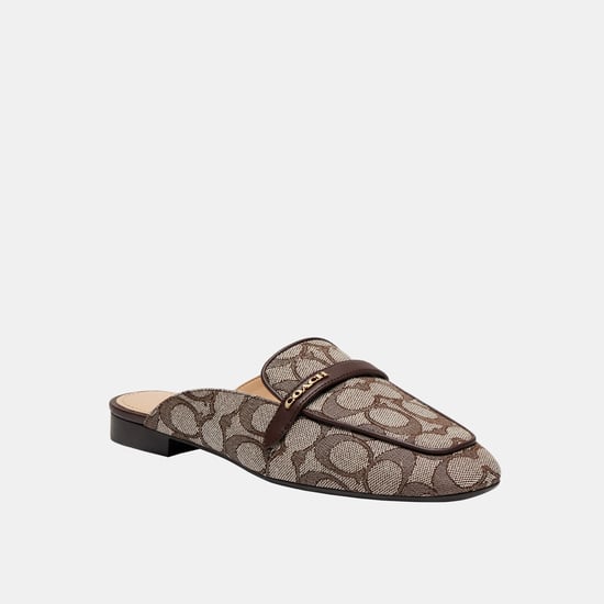 Backless Loafer In Signature Jacquard - Image 1