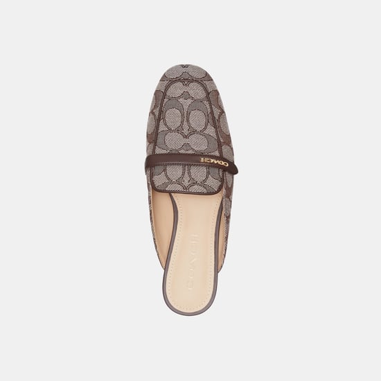 Backless Loafer In Signature Jacquard - Image 3