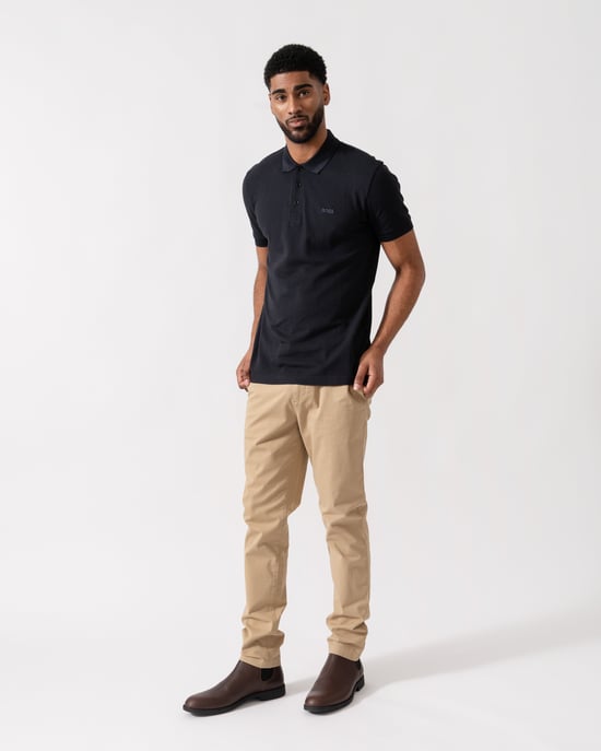 Paddy Polo Shirt in Black - Image 3