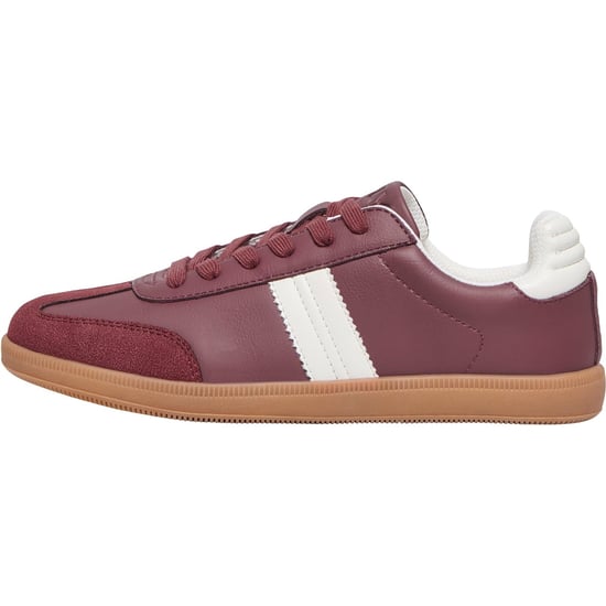 ONLY Amber Polyester Women's Burgundy/Cream Trainers - Image 4