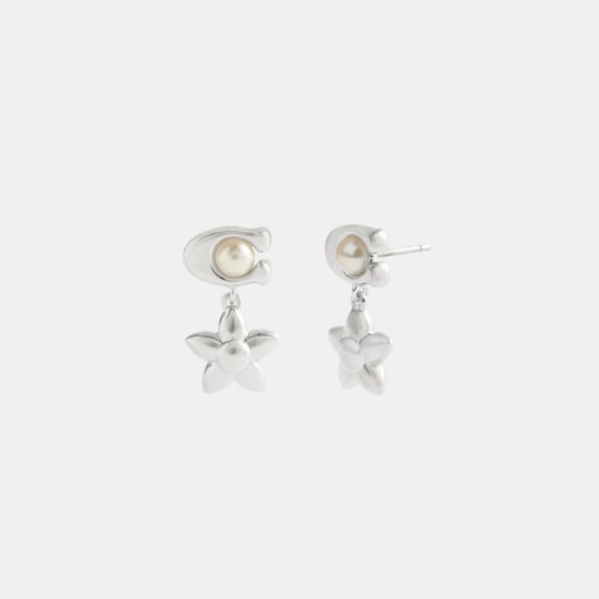 Wildflower Signature Pearl Drop Earrings - Image 1