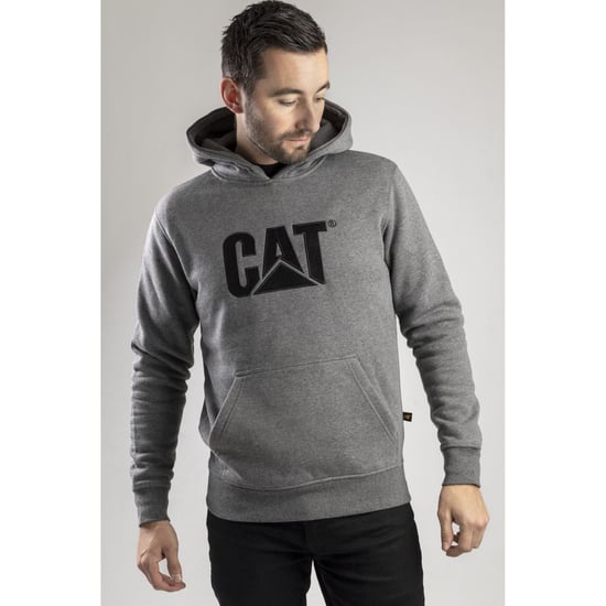 Caterpillar Merk Katoenen Grijze Heren Hoodie - Image 6
