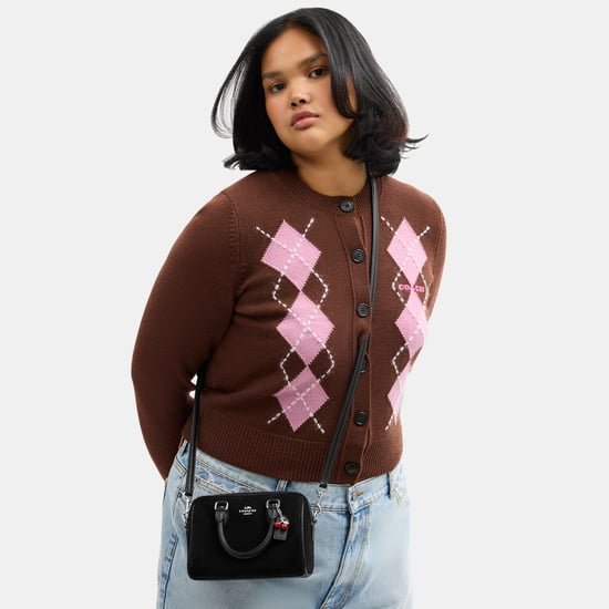 Mini Rowan Crossbody Bag With Cherry Charm - Image 6