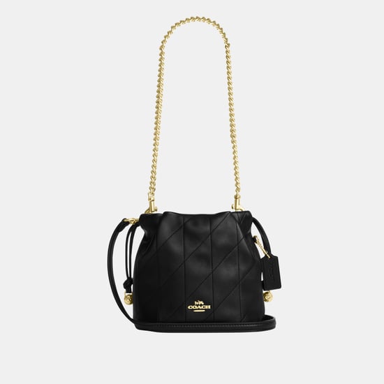 Faye Mini Drawstring Bag With Quilting - Image 1