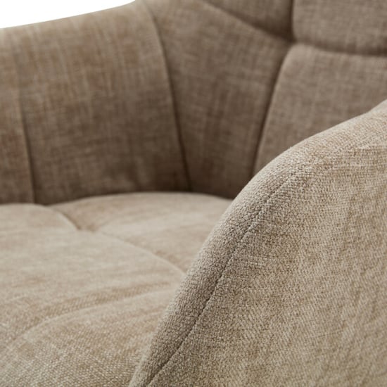 Multifurn 2x eetkamerstoel jesse stof naturel - Image 3