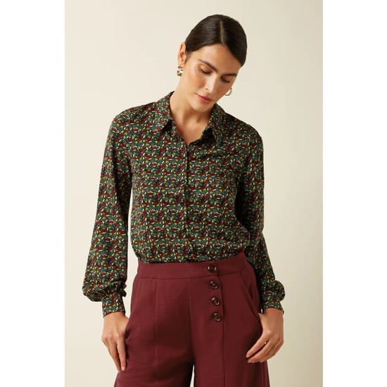 King Louie 10180 maisie blouse mirth jersey 678 rhubarb red - Image 5
