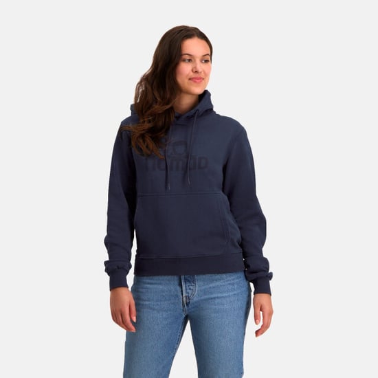 Nomad Rolleston hoodie dames kangaroo | dark navy - Image 1