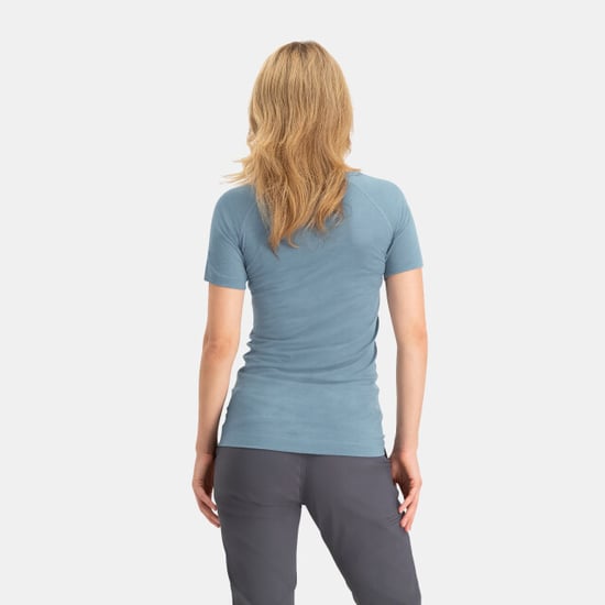 Nomad Pure merino t-shirt dames | light denim - Image 6