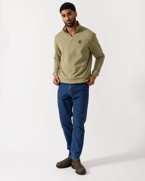 Sweatshirt in Sage Green - Image 3