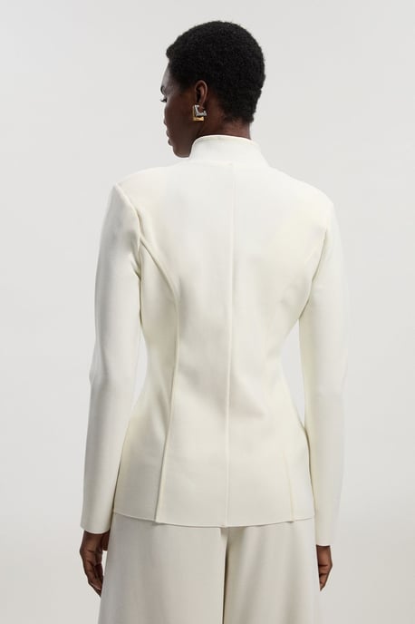 Figure Form Bandage Knit Jacket - Image 5