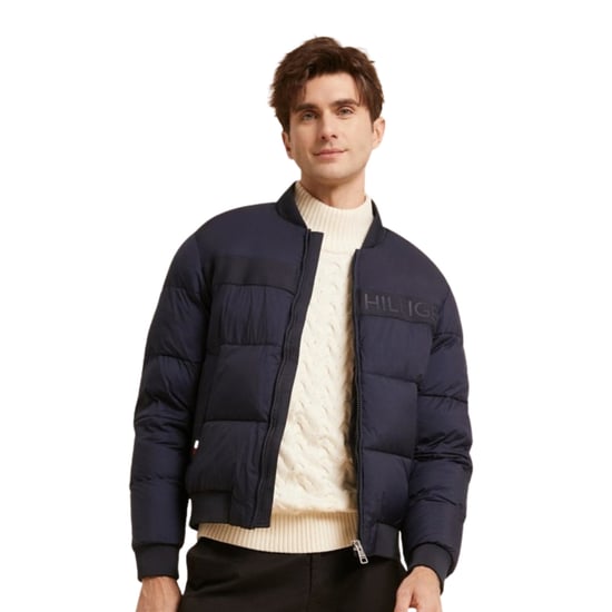 Tommy Hilfiger Marineblauwe High Loft Bomberjack - Image 3