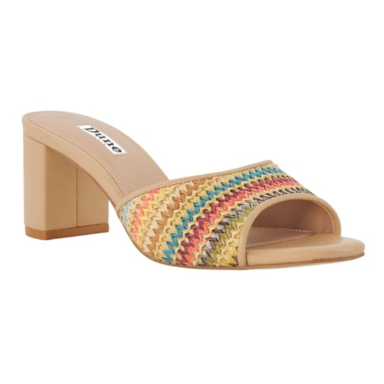 Dune London Dames/Dames Gehaakte Medium Blokmuiltjes Sandalen (Veelkleurig) - Image 1