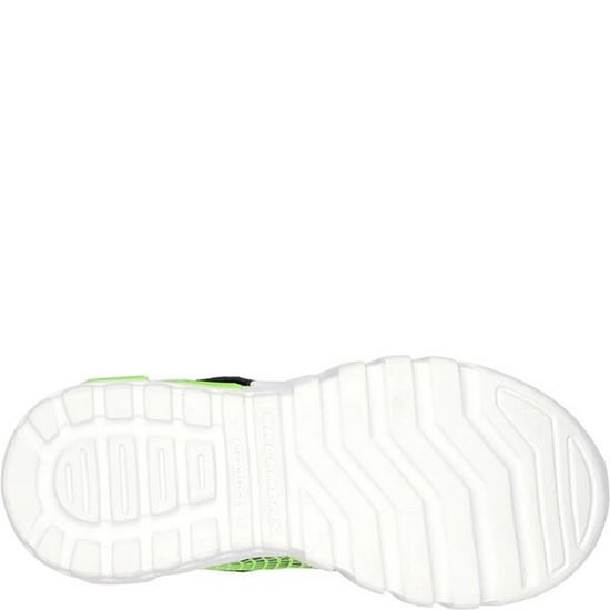 Skechers Jongens Flex-Glow Elite Vorlo Trainers (Kalk/zwart) - Image 3