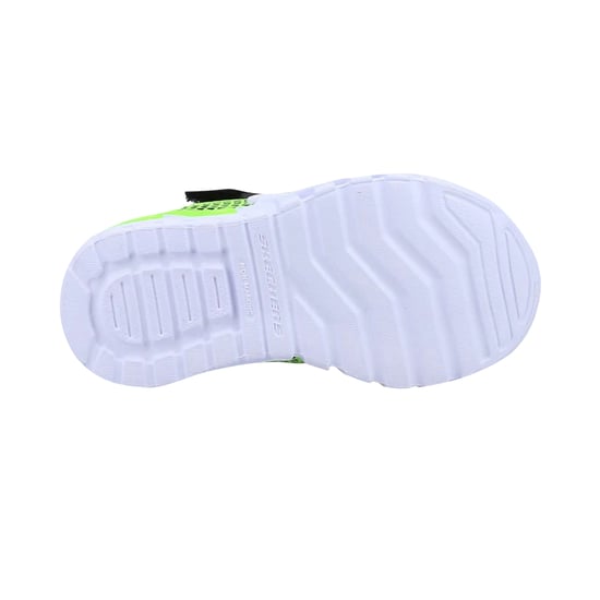 Skechers Baby jongens Flex-Glow Elite Vorlo Trainers (Kalk/zwart) - Image 5