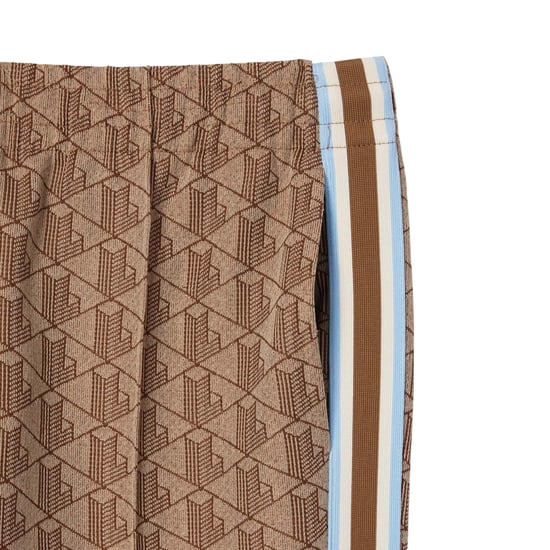 Lacoste Dames/Dames Monogram Uitlopende Joggingbroek (Beige) - Image 2