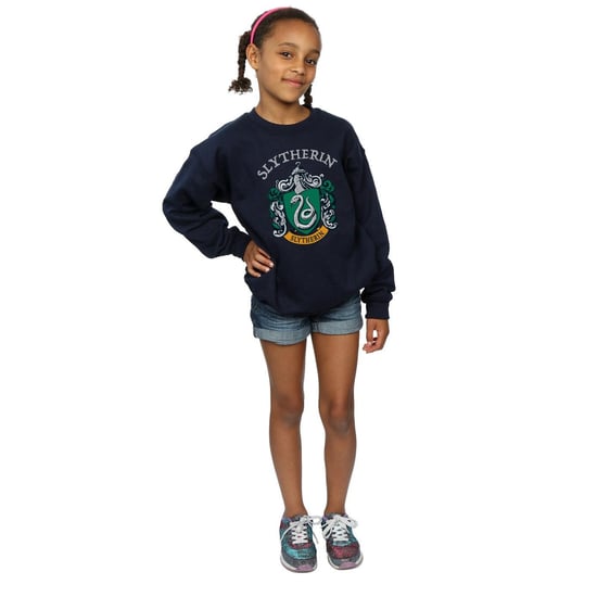 Harry Potter Sweatshirt met Slytherin helm voor meisjes (Marineblauw) - Image 4