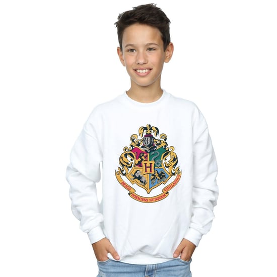 Harry Potter Jongens Sweatshirt met Gouden Inkt en Zweinsteinrest (Wit) - Image 3