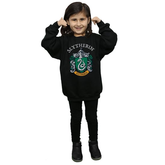 Harry Potter Sweatshirt met Slytherin helm voor meisjes (Zwart) - Image 4