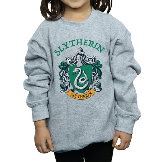 Harry Potter Sweatshirt med Slytherin-emblem för flickor (Sport Grå) - Image 3