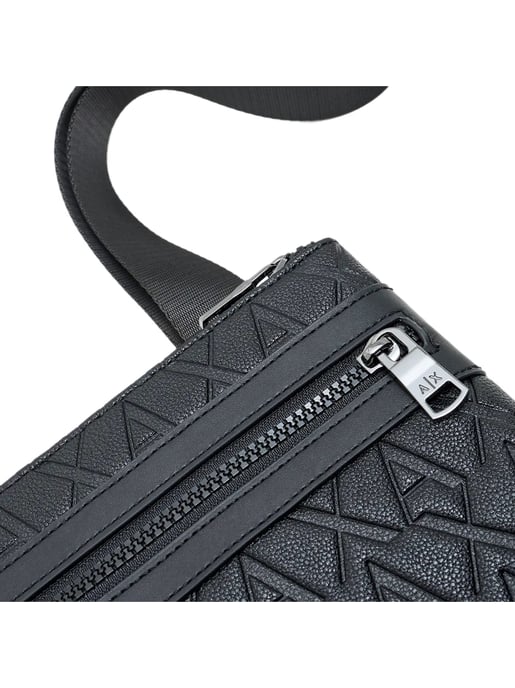 Armani Exchange Heren Platte Essential Messenger Tas - Image 4