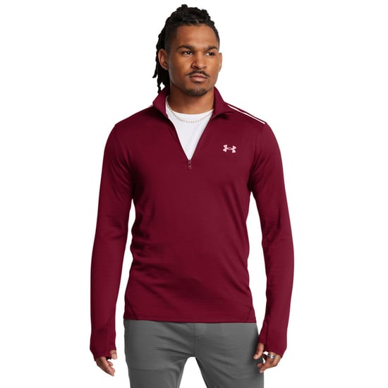 Under Armour Heren Vanish Cold Weather Quarter Zip Training Top (Rood) - Image 4