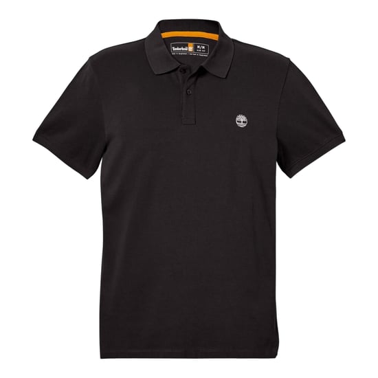 Timberland Heren Oyster River Logo Poloshirt met Korte Mouwen (Zwart) - Image 1