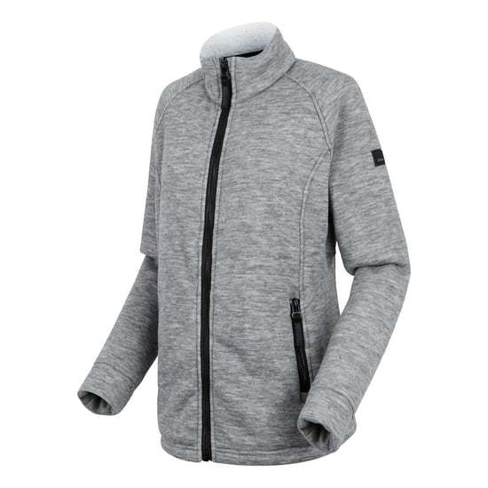Regatta Dames/Dames Emilde Full Zip Fleecejack (Steen Wit) - Image 3