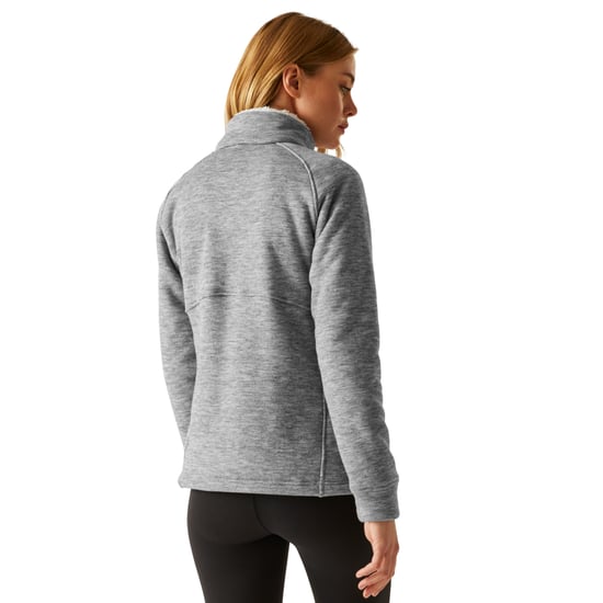 Regatta Dames/Dames Emilde Full Zip Fleecejack (Steen Wit) - Image 4