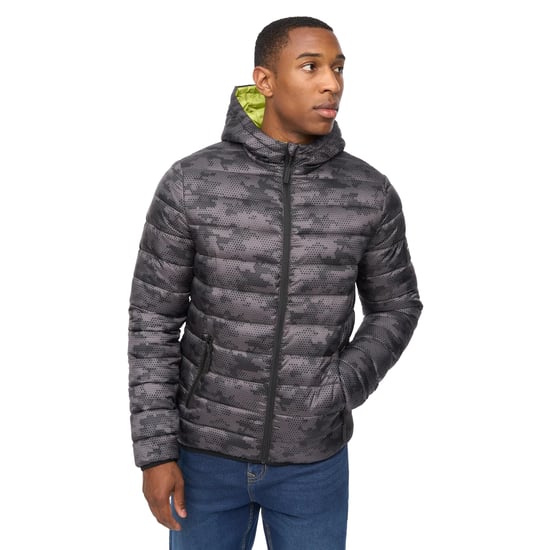 Crosshatch Heren Gattering Camo Jas (Charcoal Camo) - Image 4