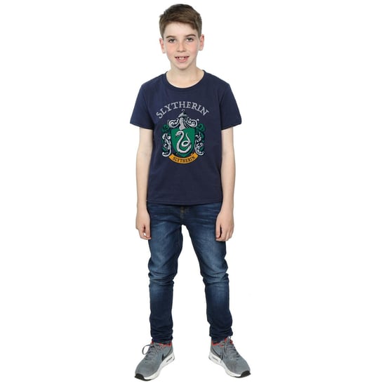 Harry Potter Jongens Slytherin T-shirt (Marineblauw) - Image 4