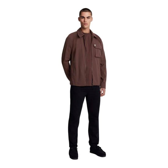 Lyle & Scott Heren Vintage Katoenen Crew Hals T-shirt (Rood) - Image 3