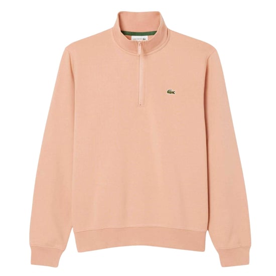 Lacoste Heren Fleece Sweatshirt met rits (Rozeachtig) - Image 1