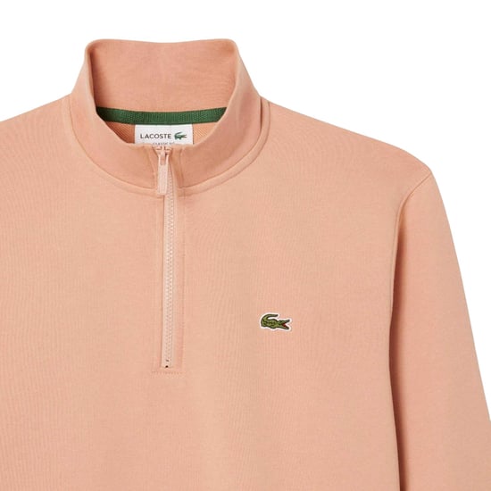 Lacoste Heren Fleece Sweatshirt met rits (Rozeachtig) - Image 3