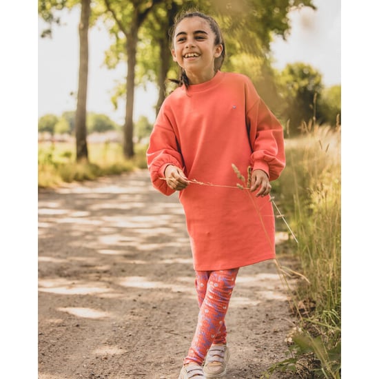 Looxs Revolution Sweater jurk koraal voor meisjes in de kleur - Image 2