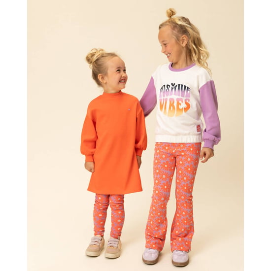 Looxs Revolution Sweater jurk koraal voor meisjes in de kleur - Image 3