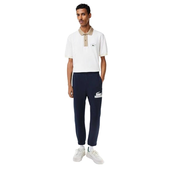 Lacoste Heren Biologisch Katoenen Joggingbroek (Marine) - Image 4