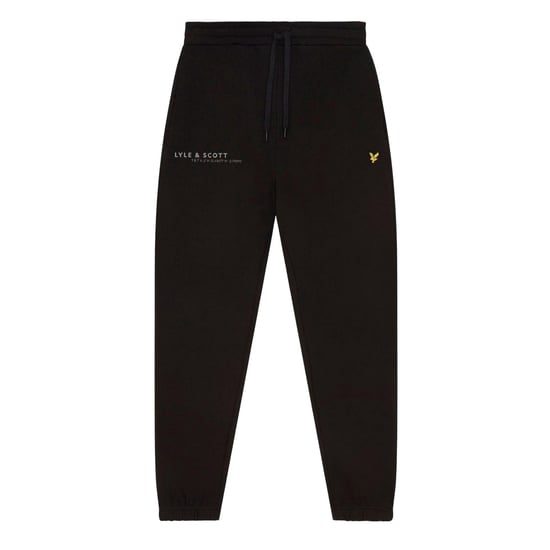 Lyle & Scott Heren Co-Ordinate Slim Joggingbroek met print (Zwart) - Image 1