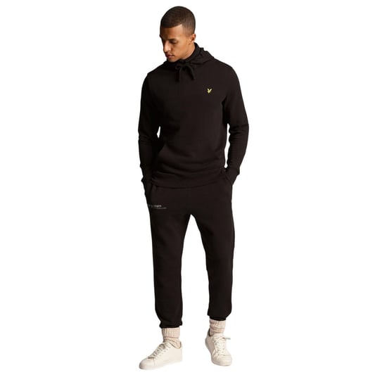 Lyle & Scott Heren Co-Ordinate Slim Joggingbroek met print (Zwart) - Image 5