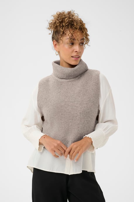 CRStarfi Short Knit Slipover Knitted pullover Straight fit - Image 3