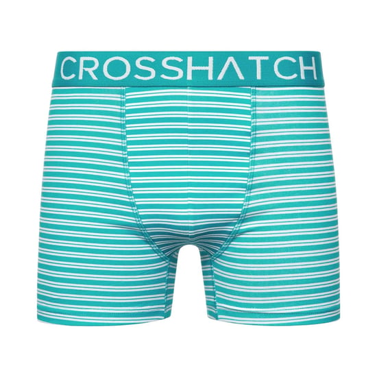 Crosshatch Heren Hovland Boxershorts (Set van 3) (Tropisch Groen) - Image 4