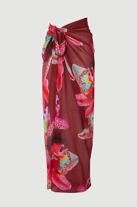 Beach Viscose Georgette Photographic Floral Sarong - Image 2