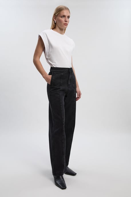 Denim Straight Leg Jean - Image 1