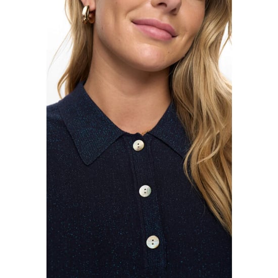 Nümph Nudajana l/s polo 706342 dark sapphire - Image 4
