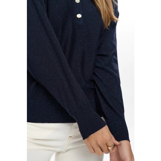 Nümph Nudajana l/s polo 706342 dark sapphire - Image 5