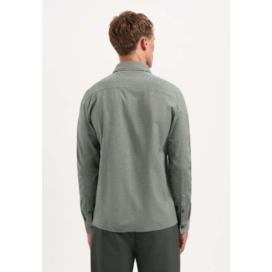 No Excess Shirt jersey melange stretch dark green - Image 2