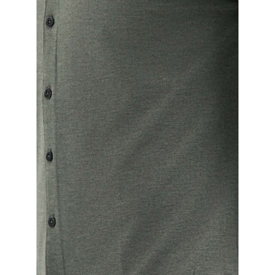No Excess Shirt jersey melange stretch dark green - Image 6