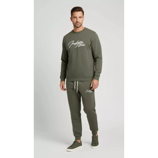 Indigo Denim Denim joggingpak heren kaki - Image 3