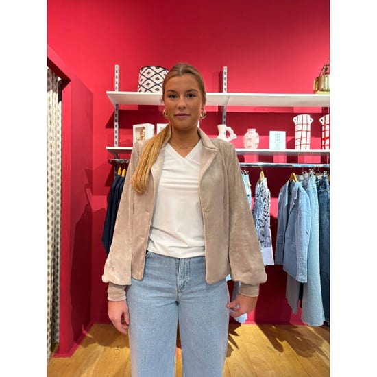 Helena Hart 7640 blazer lora velour sand - Image 4