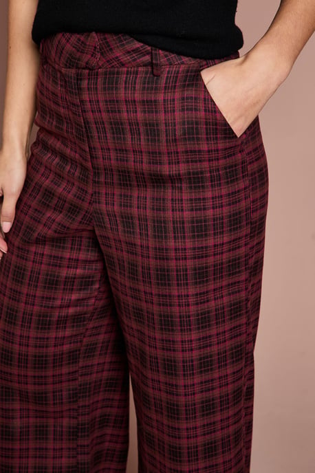 Lisa Tan Premium Formal Check Trouser - Image 2