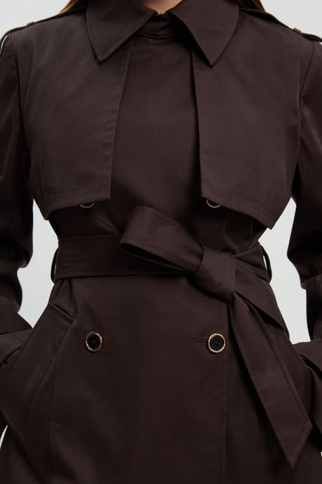 Short Trench Coat - Image 2